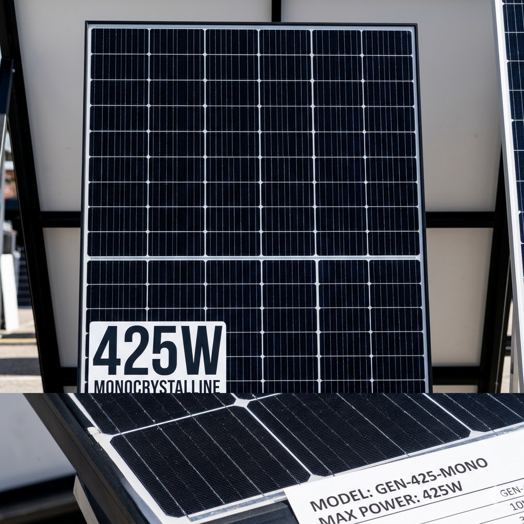 Solar panel 425W monocrystalline Shell